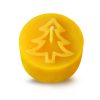 Bienenwachs Teelicht Tannenbaum, 36x18mm – Bild 2