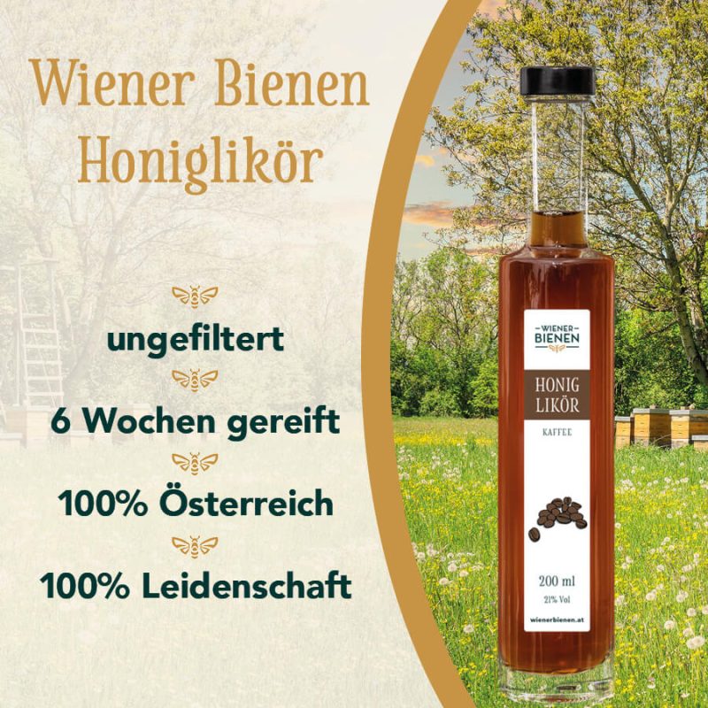 Honig-Kaffee Likör 200ml – Bild 4