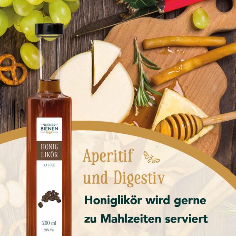 Honig-Kaffee Likör 200ml – Bild 3