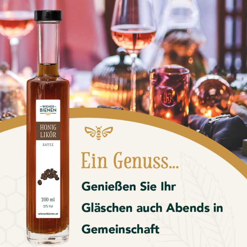 Honig-Kaffee Likör 200ml – Bild 6