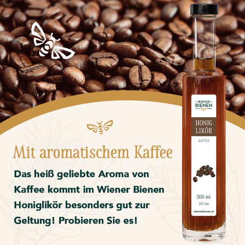 Honig-Kaffee Likör 200ml – Bild 2