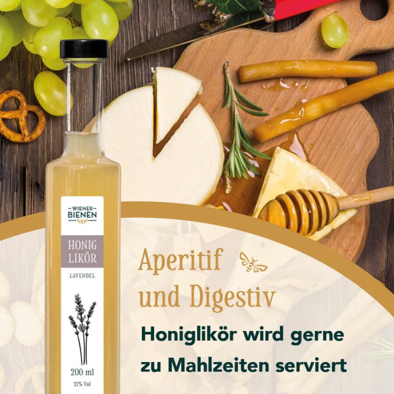 Honig-Lavendel Likör 200ml – Bild 3