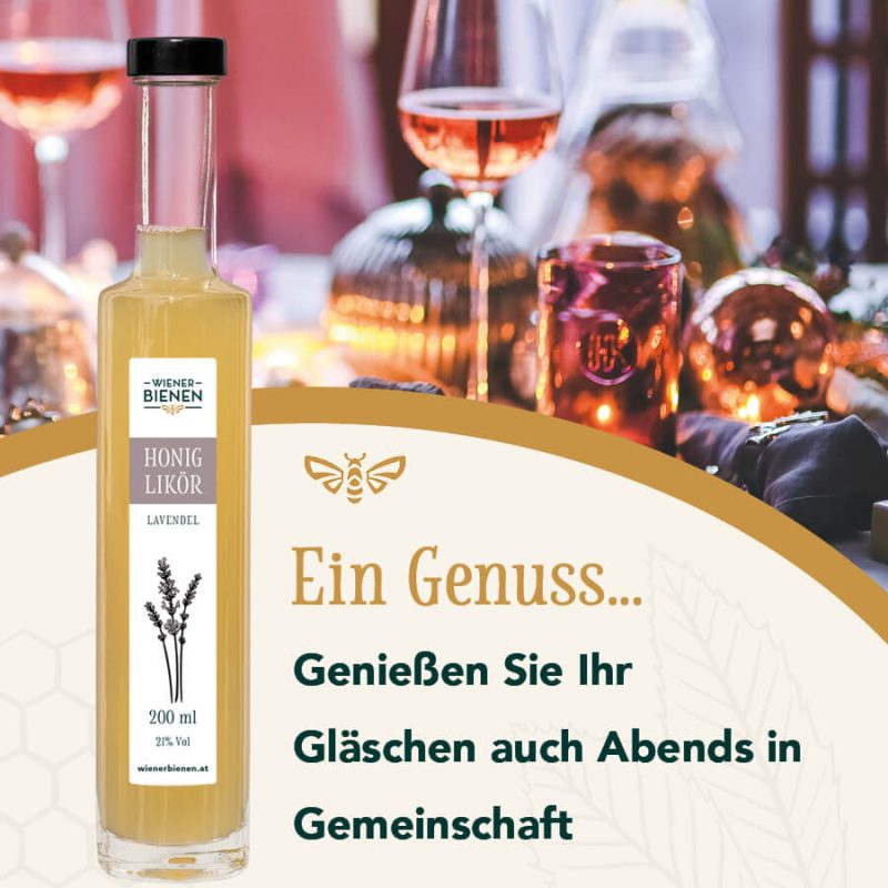 Honig-Lavendel Likör 200ml – Bild 6