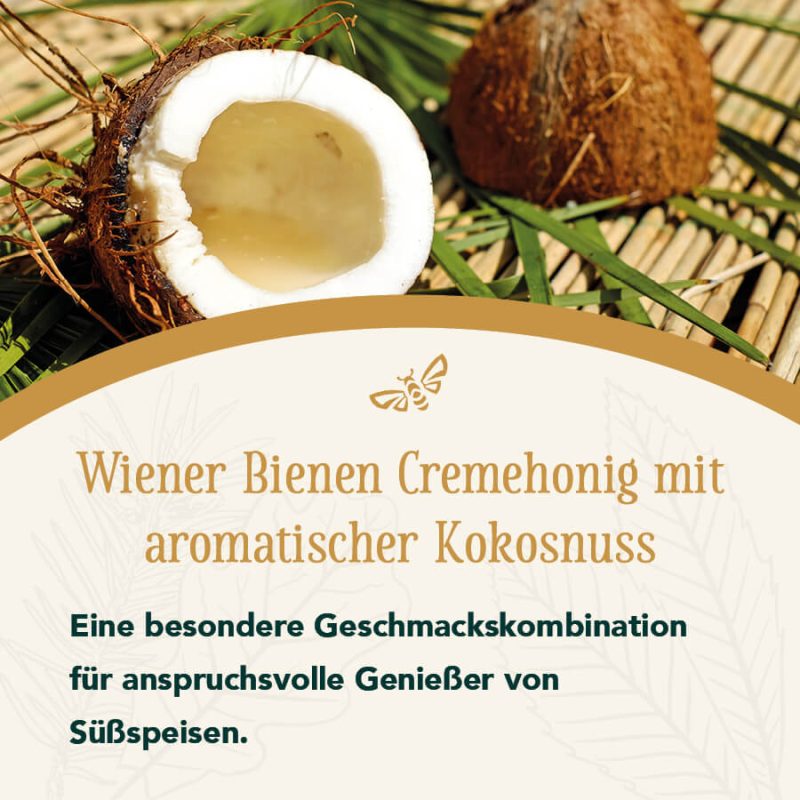 Honig mit Kokos 240g – Bild 2