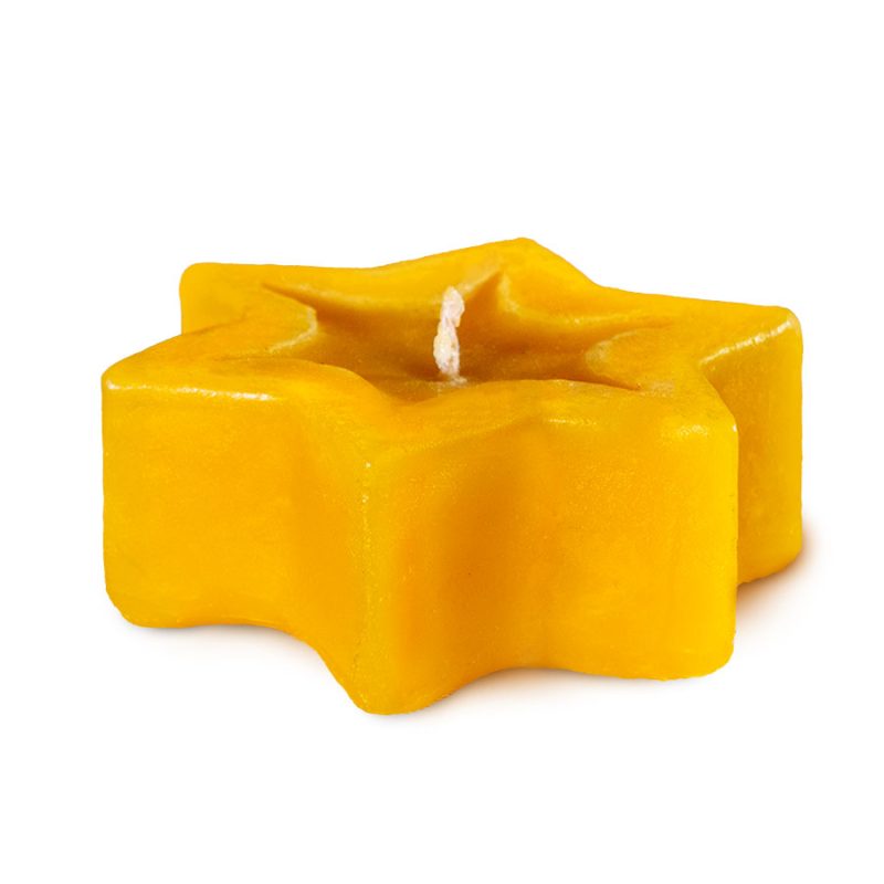 Bienenwachskerze in Sternform 82x30mm – Bild 2